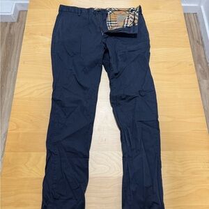 Burberry Dark Blue Chinos
